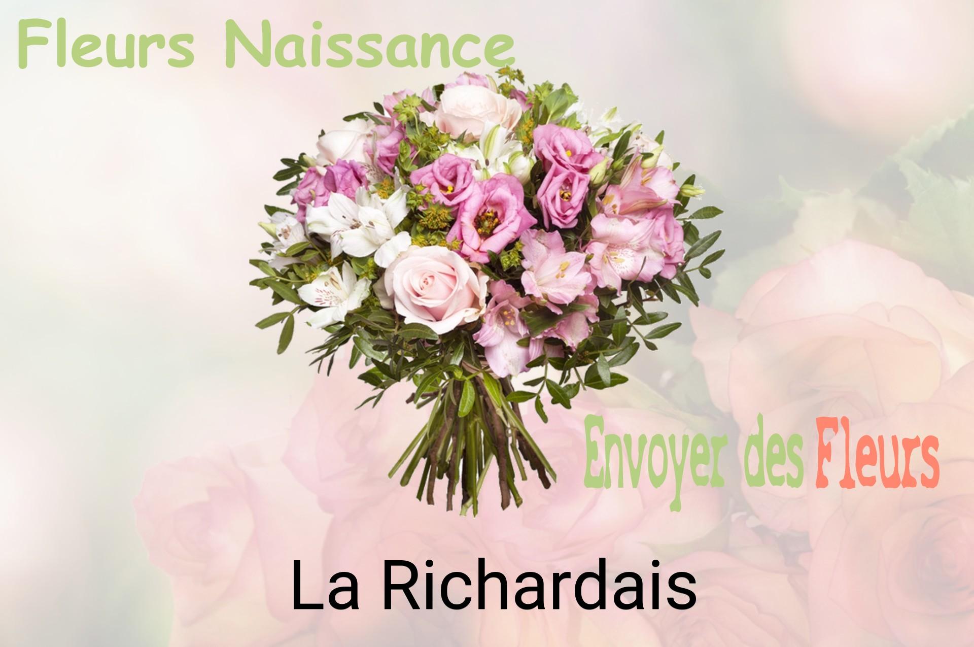 Bouquet de fleurs de naissance livré à La Richardais